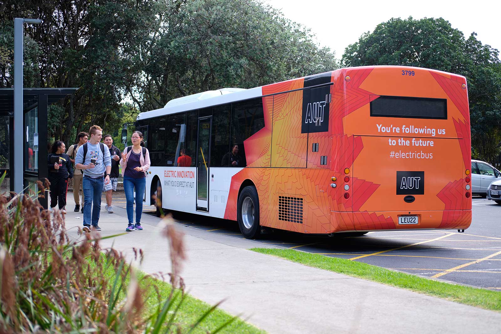 AUT's electric bus. 